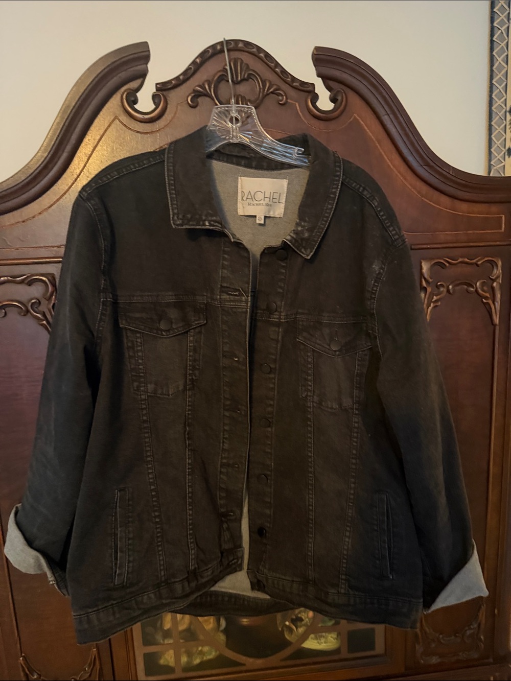 Rachel Black Washed Denim HOPE Trucker Jacket - Women's—Flawed